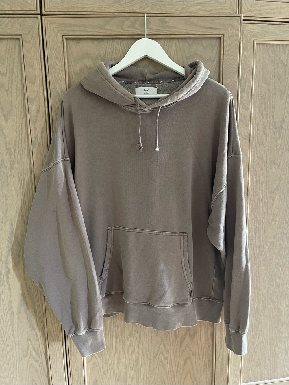 TNA Women's Taupe Crewneck Hoodie